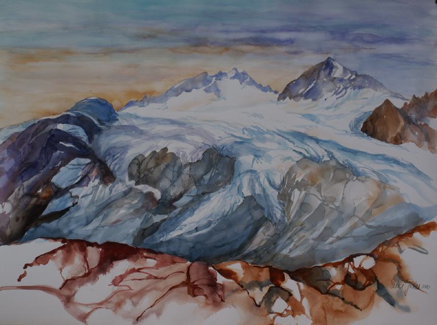 Blick gegen Sch&auml;rhorn und Chammlistock 70x100
