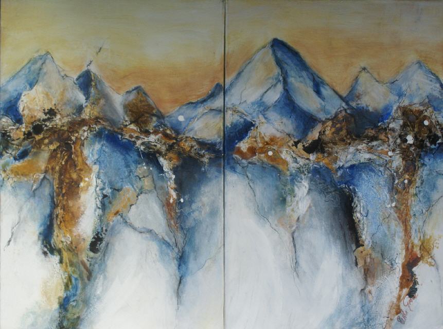 Hinter den sieben Bergen... 2x60x40