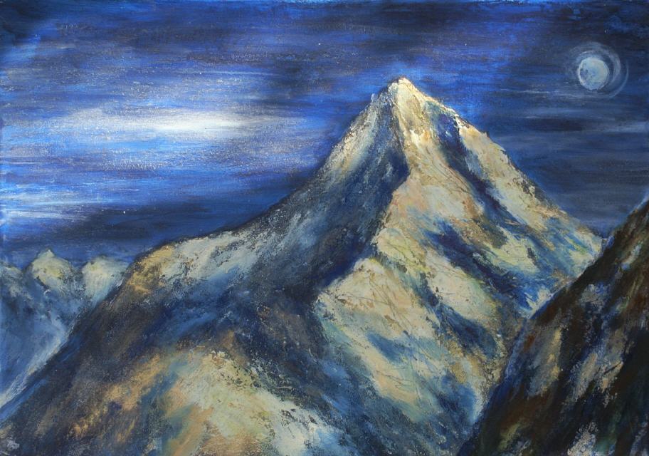 Bristen im Mondlicht 60x80