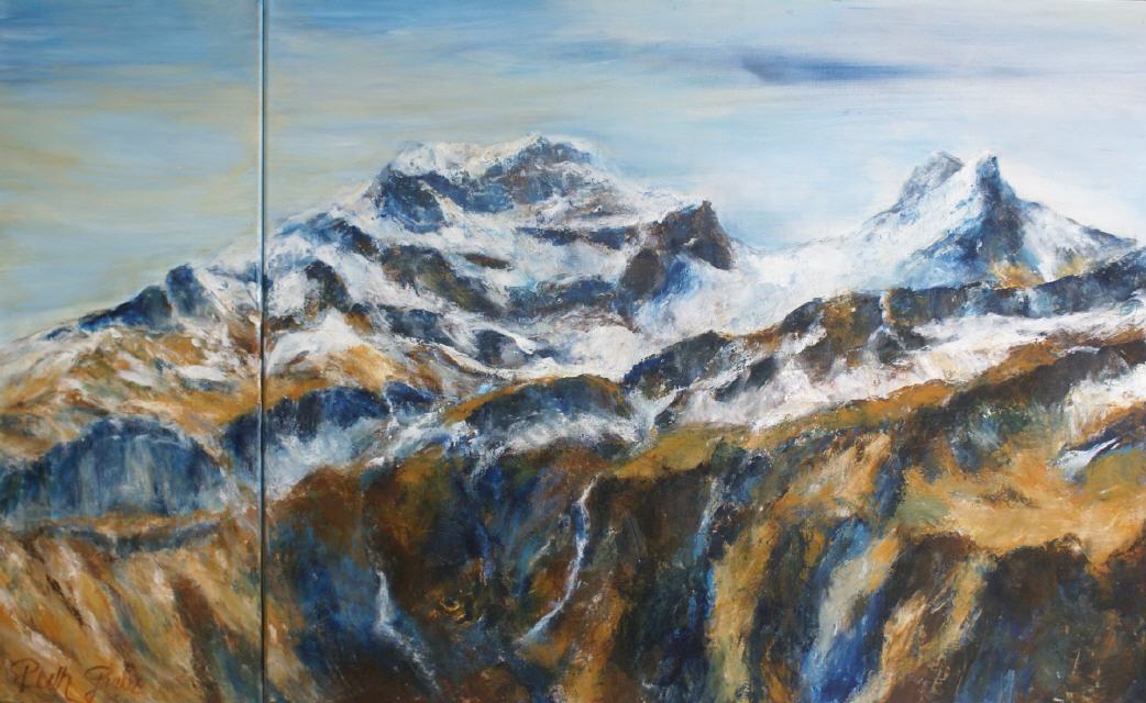 Chammliberg und Sch&auml;rhorn 80x130