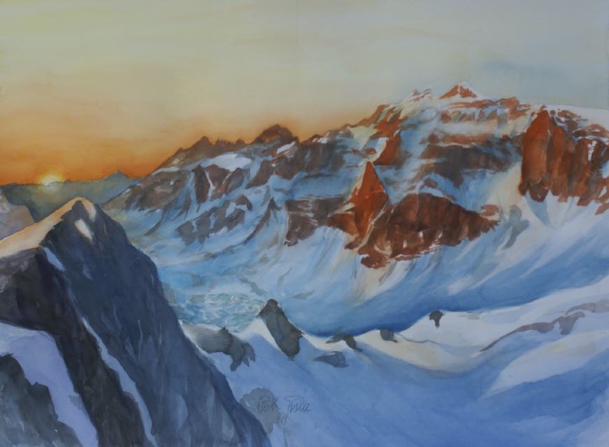 Vom Rau St&ouml;ckli zum Clariden 70x100
