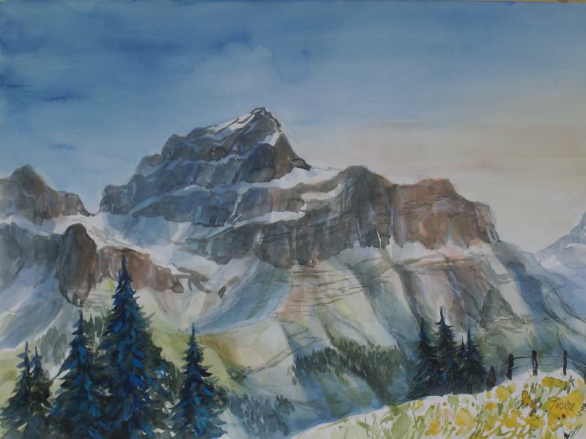 Blick von Obsaum zur Sch&auml;chentaler Windg&auml;lle 60x80