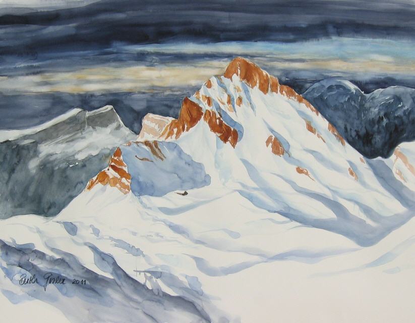 Hagelstock gegen Diepen 60x80