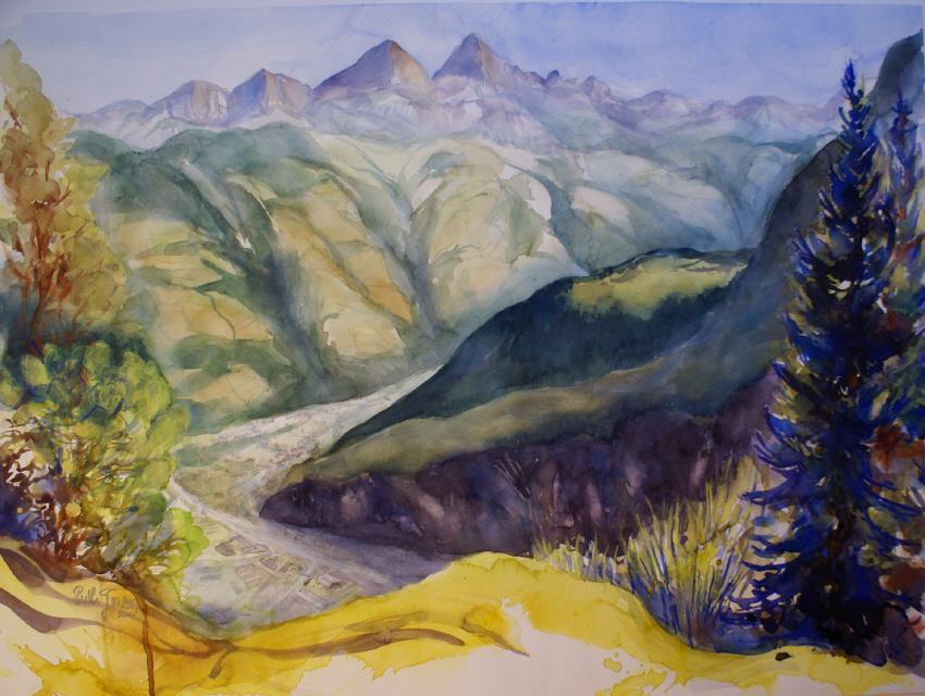 Blick von &Auml;mmetten 60x80