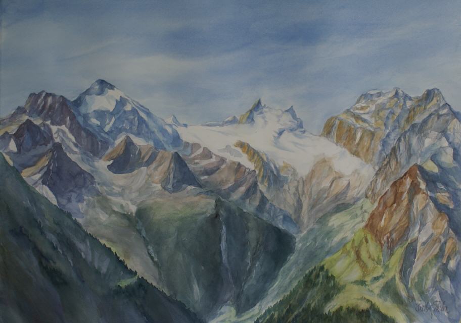 Blick ins Erstfeldertal 70x100