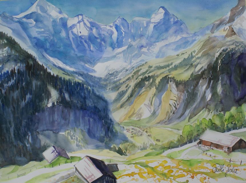 Blick ins Brunnital 60x80