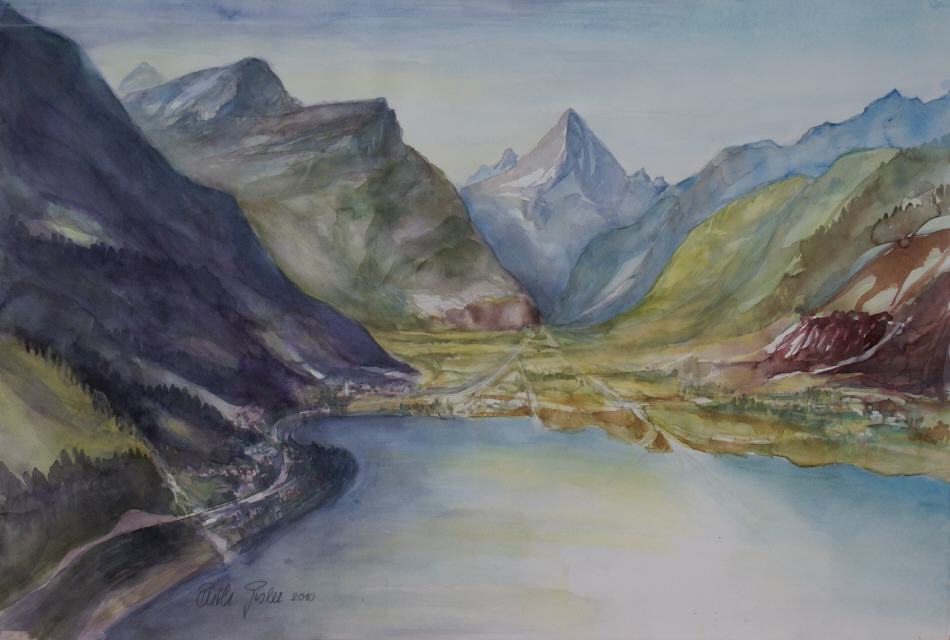 Blick ins Urnerland 60x80