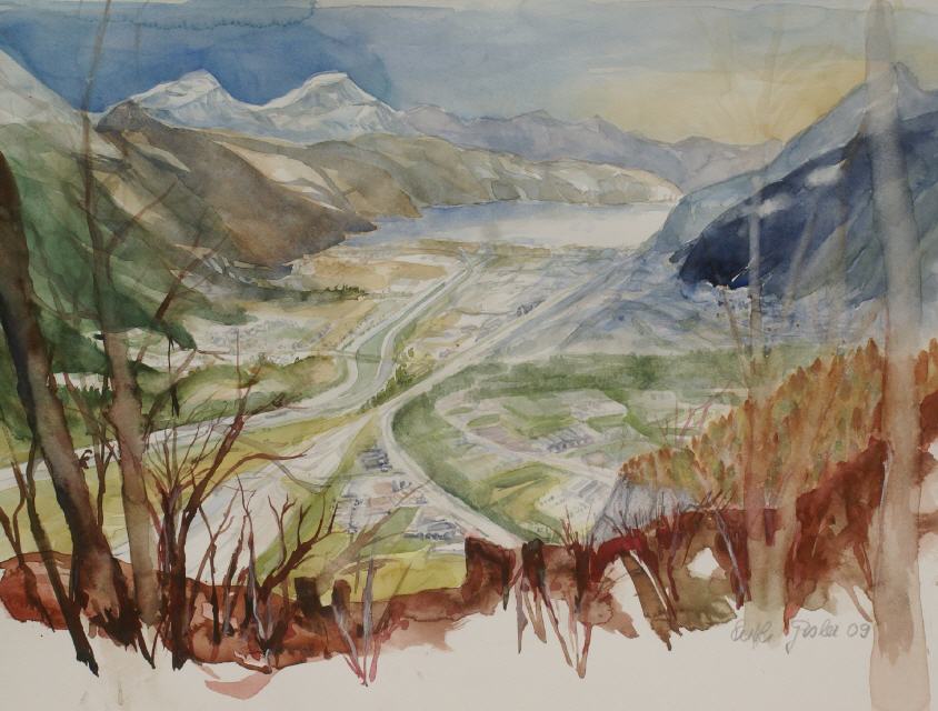 Blick auf Urner Talboden 50x60