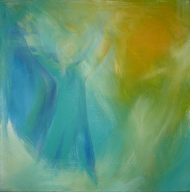 Engel im Licht 40x40