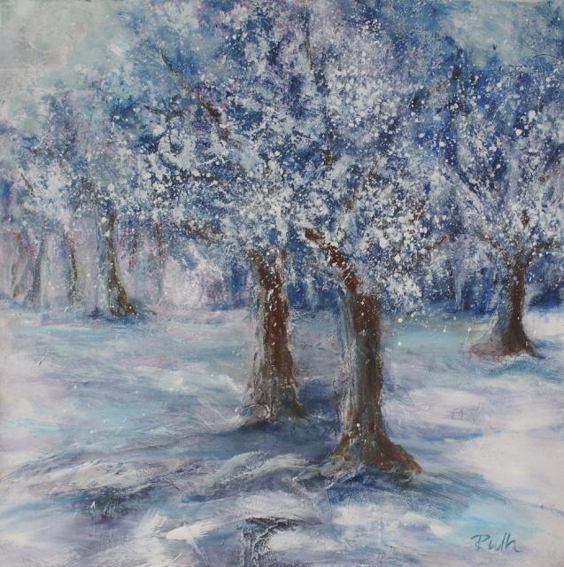 Schneegux im Obschtgart&auml; 60x60